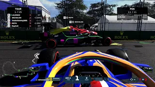 F1 2021 - crash compilation