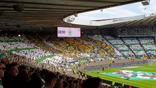 Green Brigade Tifo Display | Scottish Cup Final