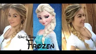 Textured French Braid ❅ Elsa's Hair from Disney's Frozen