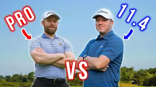 I Challenged a PRO Golfer to a Scratch Match!!