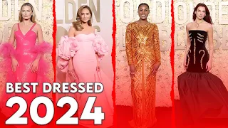 Best Dressed Celebs at Golden Globes 2024