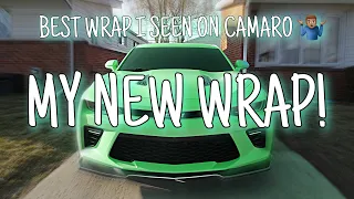 1ST WRAP REVEAL ON MY CAMARO SS *FINALLY*