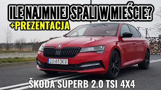 2019 Škoda Superb 2.0 TSI - Ile spali w mieście? +Prezentacja