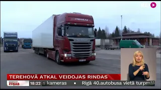 Terehovā atkal veidojas rindas