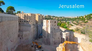 Jerusalem: Biblical Hill, The Valley of Hinnom, The Mount Zion Trench, The Wall Builders Garden.