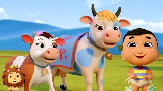 Gaiya Meri Cartoon Video, गैया मेरी गईया , Ek Mota Hathi + Hindi Rhymes And Baby Songs For Children