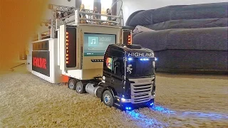 Miniatura TRIO Elétrico DEMOLIDOR / Como Funciona A CONTROLE REMOTO - Mini Truck Feito de Madeira