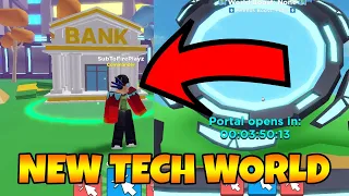 😱NEW TECH WORLD UPDATE CLICKER SIMULATOR