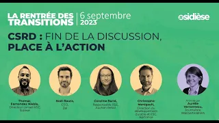 TABLE RONDE -  CSRD : fin des discussions, place à l'action