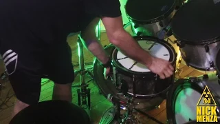 Nick Menza Breaks Snare Head