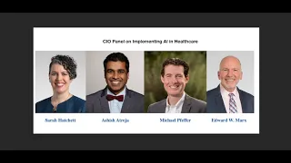 BrainX Community Live! January 2024: CIO Panel on Implementation of AI in healthcare