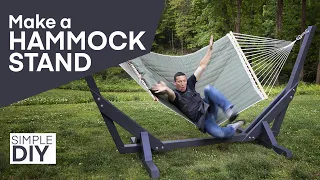 DIY Hammock Stand Build - Simple DIY you can do!