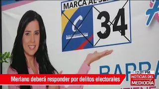 Merlano deberá responder por delitos electorales