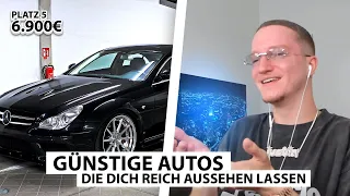 Justin reagiert auf "6 günstige Autos, die dich reich aussehen lassen!" 💸 | Reaktion