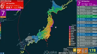 JQuake - The Great East Japan Earthquake of March 11th, 2011