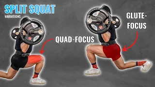 Splits Squats - QUAD & GLUTE Focus? #ithitsdifferent