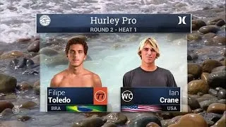 Filipe Toledo vs Ian Crane - 2015 Hurley Pro at Trestles: Round Two, Heat 1 Recap