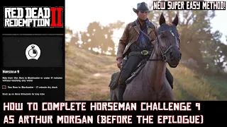 RDR 2: Horseman Challenge 9 as Arthur Morgan (New Easy Method)