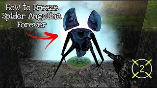 How to Freeze Spider Angelina Forever (Granny Update 1.8)