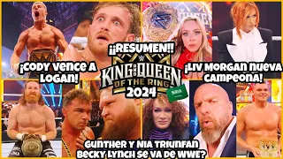 WWE King And Queen Of The Ring 2024 | RESUMEN Y RESULTADOS