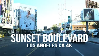 [4K] SUNSET BOULEVARD🇺🇸 Driving Tour | Los Angeles | California | USA