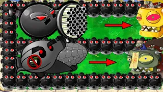 Doom Cob Cannon Pea vs Doom Peashooter Gatling vs Dr.Zomboss Giga - Plants vs Zombies Hack