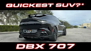 QUICKEST SUPER SUV?* Aston Martin DBX707 Review, 1/4 Mile & 0-60 MPH Testing