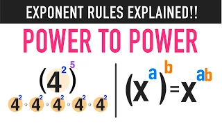 Exponent Rules: The Power to Power Rule!