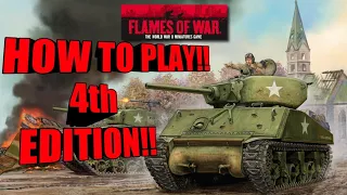 HOW TO PLAY FLAMES OF WAR 4th edition!!!!