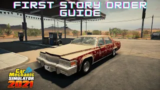 Car Mechanic Simulator 2021 Story Order 1 (Guide)