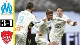 Marseille vs Brest 3-1  Ligue 1 ● 13/03/2021 HD