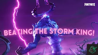 Beating the the Storm King! (Fortnite STW Canny Valley)