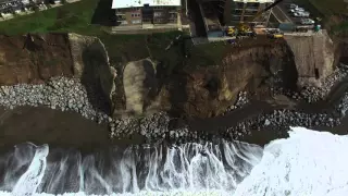 Pacifica, California Coastal Erosion as of 2/2/2016