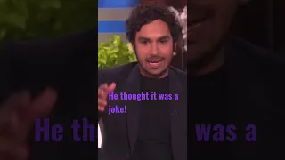 Kunal Nayyar tells a story from the time he was invited to meet the queen 👑#ellendegeneres#funny