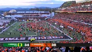 Oregon State 21 point comeback leads to upset win vs #9 Oregon