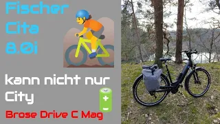 E-Bike Fischer Cita 8.0 i auf zur ersten Tour mit dem Citybike und Brose Antrieb 💥