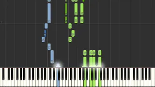 Elvis Presley Stuck On You    [ Easy Piano Tutorial] Synthesia