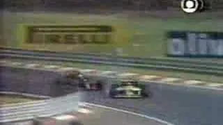 Ultrapassagem de Nelson Piquet em Ayrton Senna