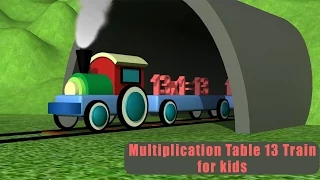 Multiplication Table 13 Train for kids