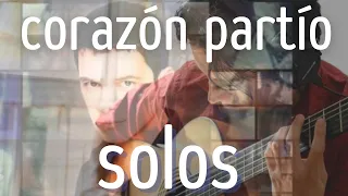 Corazón partío (Alejandro Sanz), guitar solos 1 & 2 original version/ Vicente Amigo/ Robbin Blanco
