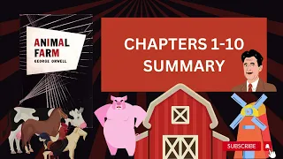 Summary of Chapters 1-10 of Animal Farm by George Orwell