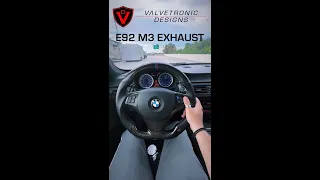 *S65 noises* Highway pull in an E92 M3 with VALVETRONIC Designs Exhaust #bmw #m3 #exhaust #car #cars
