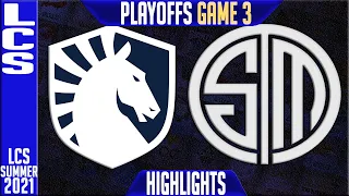 TL vs TSM Highlights Game 3 | LCS Summer Playoffs Round 2 | Team Liquid vs Team Solomid G3