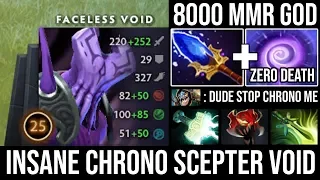 Crazy 8000 MMR Void Cancer Attack Speed Non-Stop Chrono with Scepter 100% Deleted Slark - DotA 2