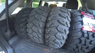 What happens if you install a 2 inch taller tire on a ATV or Side by Side