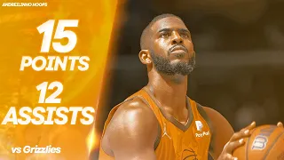 Chris Paul Full Highlights vs Grizzlies ● 15 POINTS & 12 ASSISTS! ● 12.11.21  ● 60 FPS