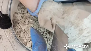 Чистка Глины Асмр.clay cleaning ASMR