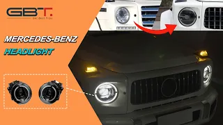 GBT New Mercedes-Benz G-class Headlight Demonstration