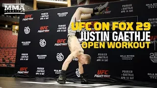 UFC on FOX 29: Justin Gaethje Open Workout Highlights - MMA Fighting