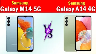 Samsung Galaxy M14 5G vs Samsung Galaxy A14 4G Full phone comparison